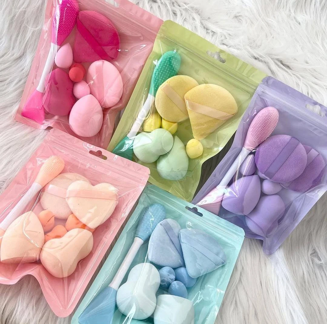 مجموعة بيوتي بلاندر اسفنج مكياج مع جهاز فوريو يدوي